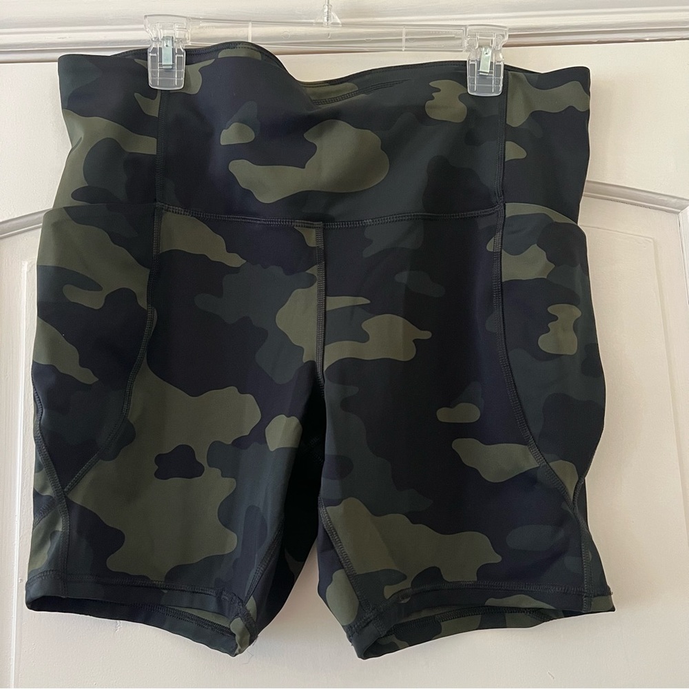 All in Motion Camo Bike Shorts Size 1X